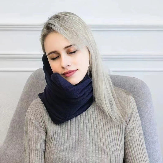 Memory Foam Neck Support Travel PillowWashable Neck Support CushionSleeping Pillow For PlanesTrains And Cars